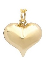 remarkable little nice heart gold baby charm 